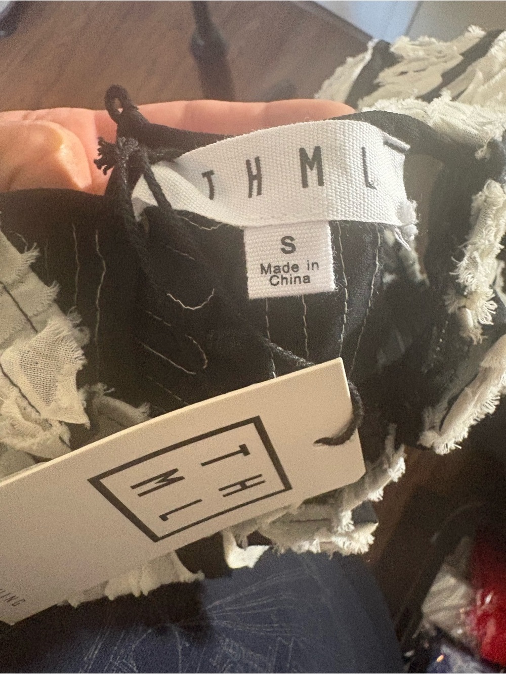 THML Black shirt size small
